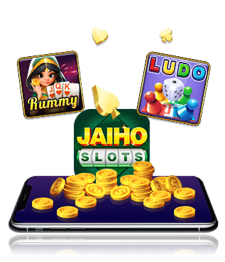 Jaiho Slots app showcasing exciting card games and cash prizes